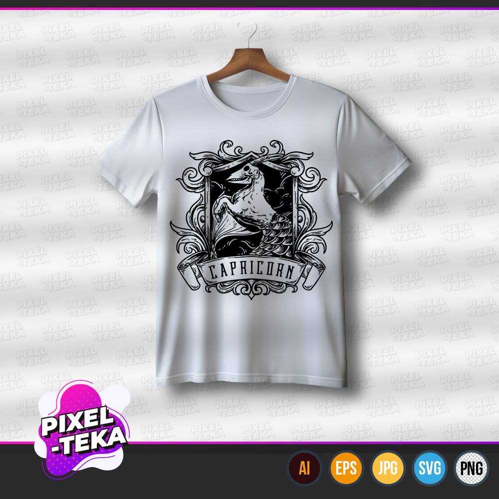 Diseño Playera Capricorn Zodiac