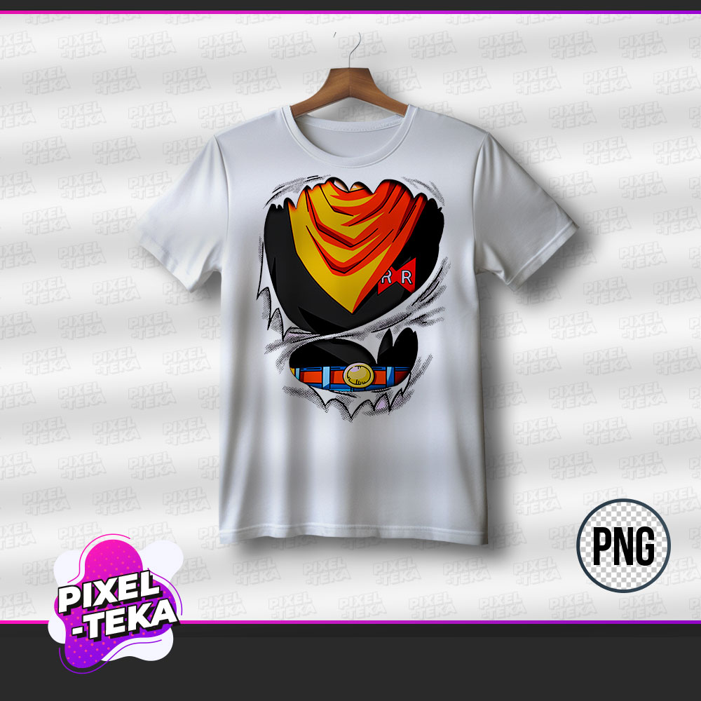 Diseño Playera Dorso #17 PNG