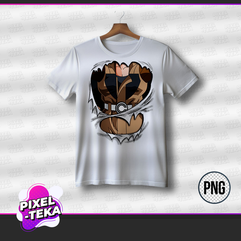 Diseño Playera Dorso Bulma 3 PNG