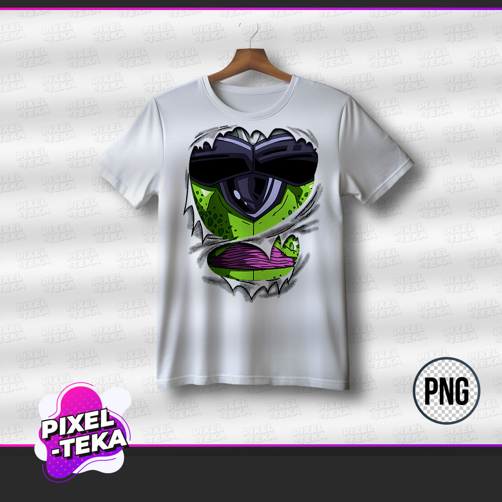 Diseño Playera Dorso Cell PNG