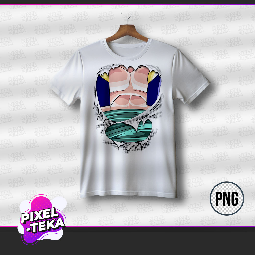 Diseño Playera Dorso Gotenks PNGs