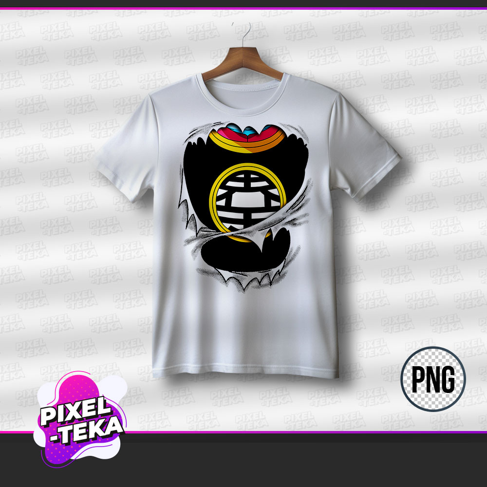 Diseño Playera Dorso Kaioh PNG