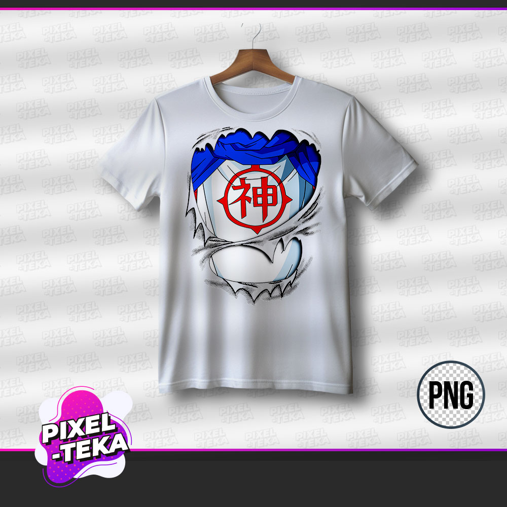 Diseño Playera Dorso Kamizama PNG