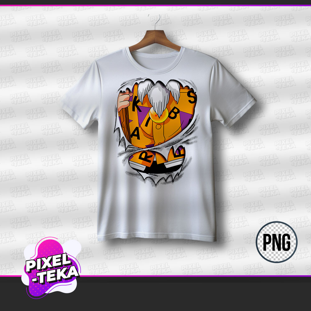 Diseño Playera Dorso Maestro Roshi PNG