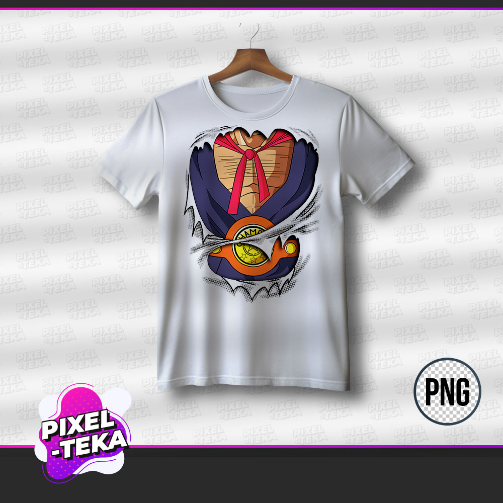 Diseño Playera Mr Satán Super PNG