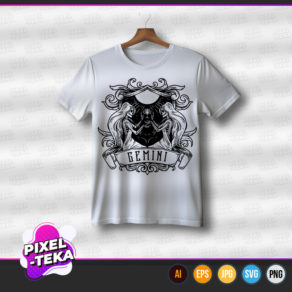 Diseño Playera Gemini Zodiac