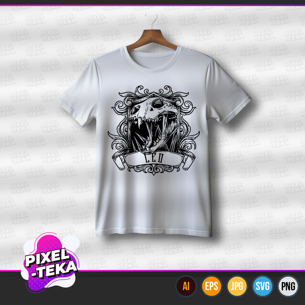 Diseño Playera Leo Zodiac