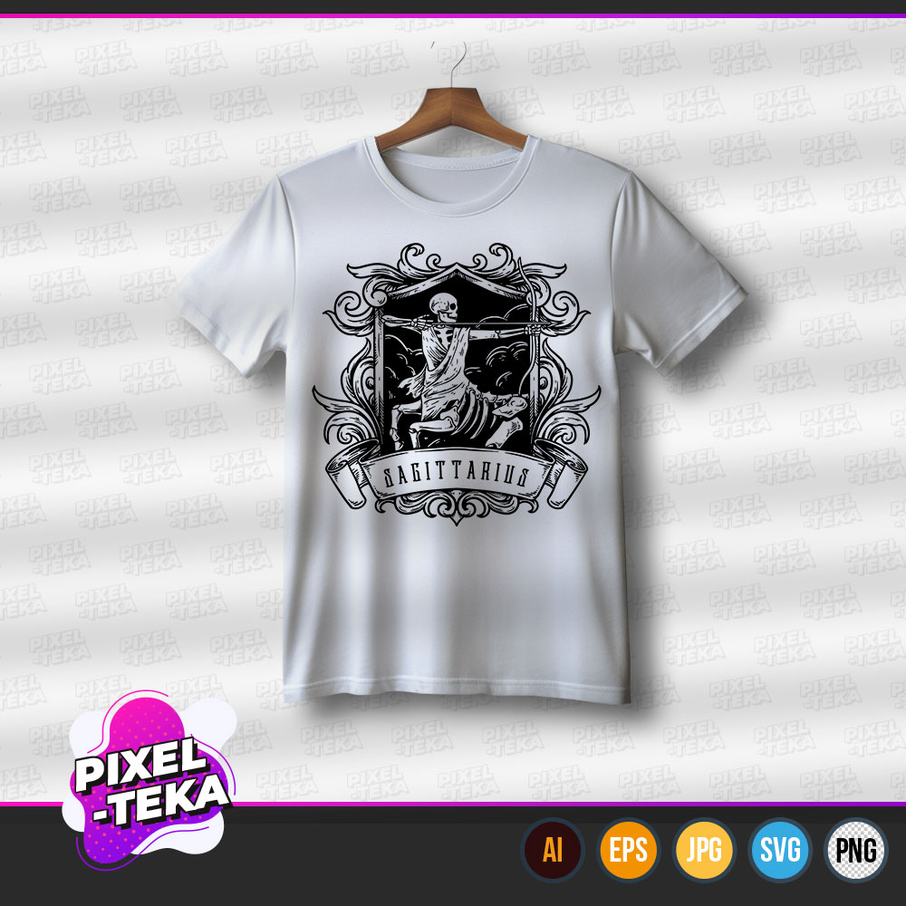 Diseño Playera Sagittarius Zodiac