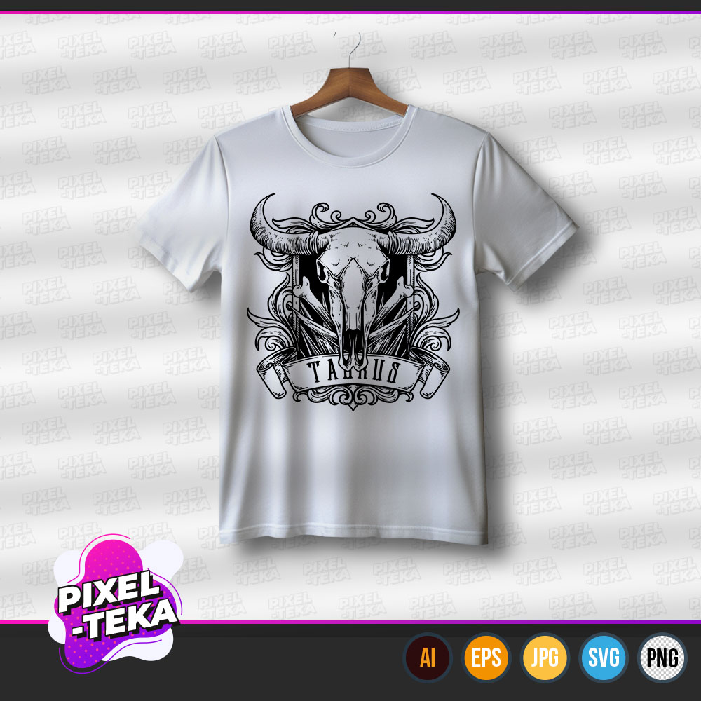 Diseño Playera Taurus Zodiac