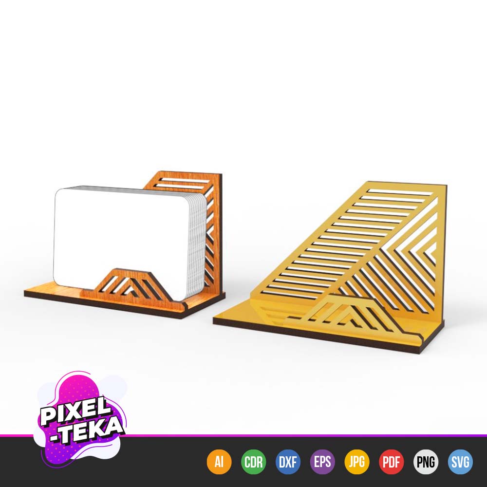 Card Stand Stripe Pattern