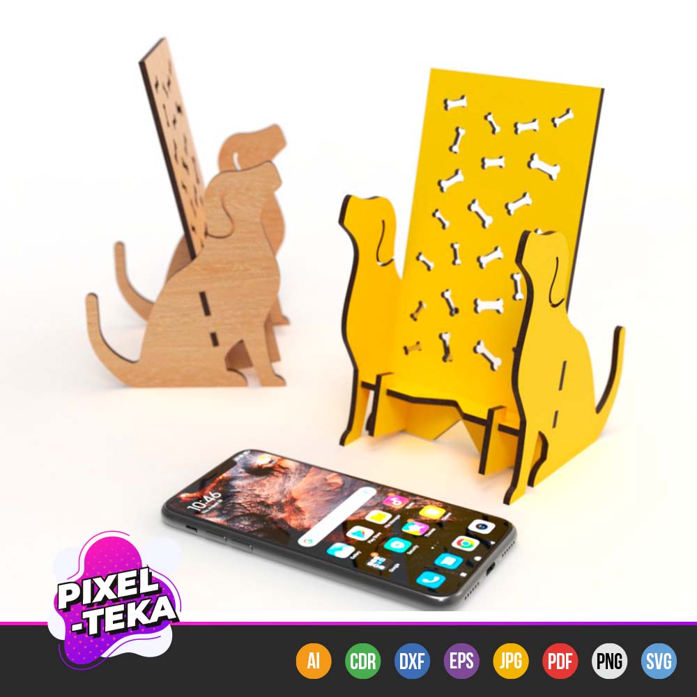 Dog-Shaped Cell Phone Stand
