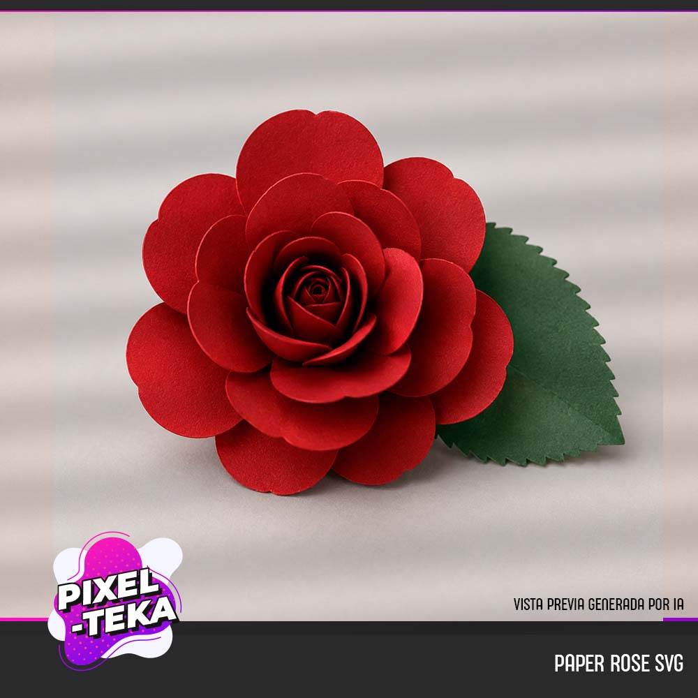 Paper Rose SVG